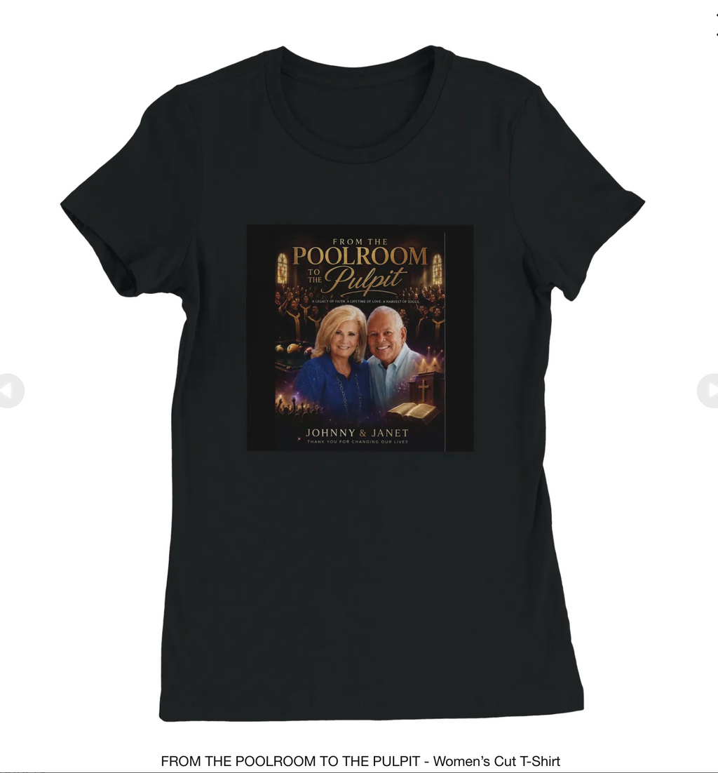 🎱 From the Poolroom to the Pulpit — Official Merchandise
