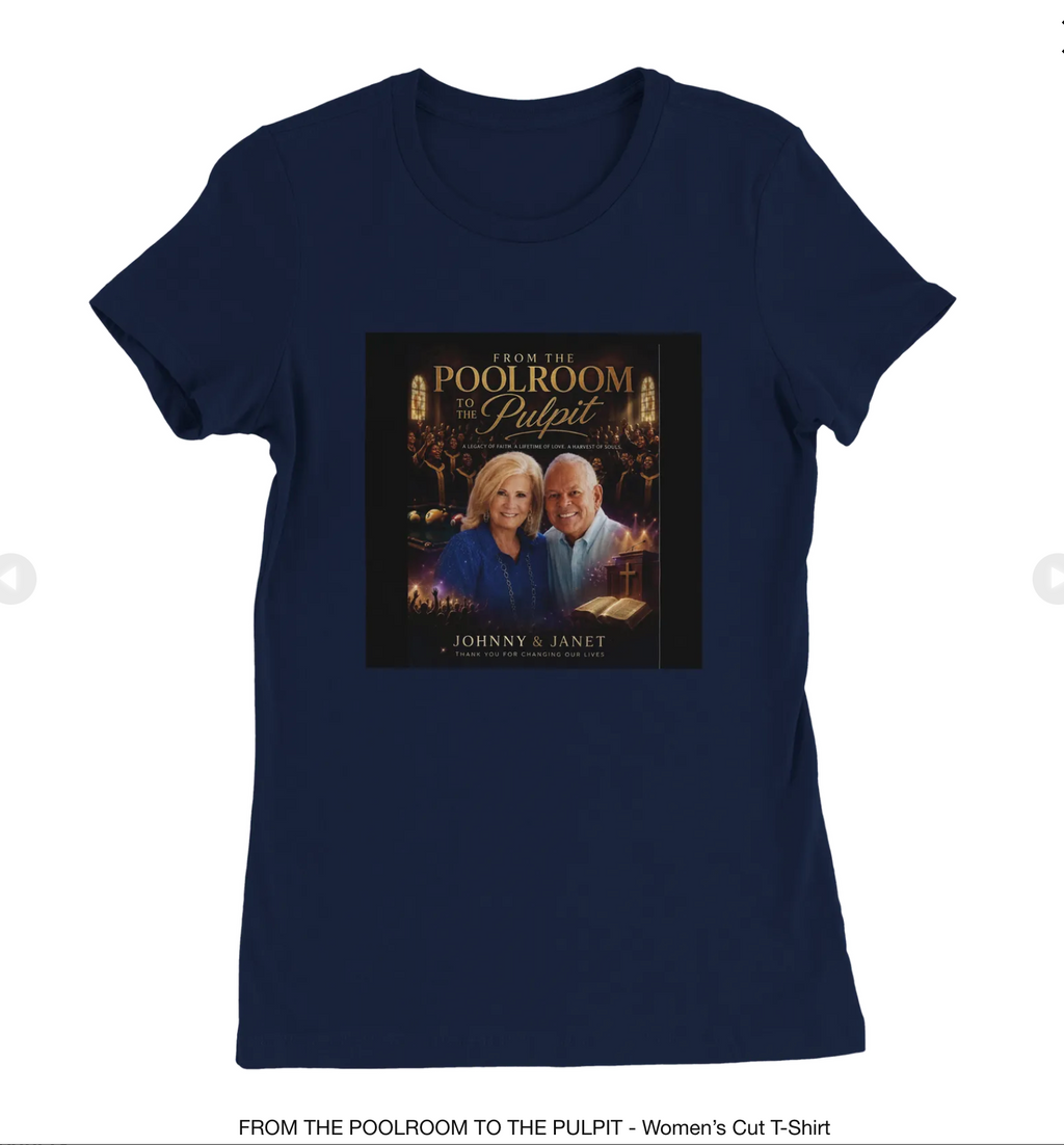 🎱 From the Poolroom to the Pulpit — Official Merchandise