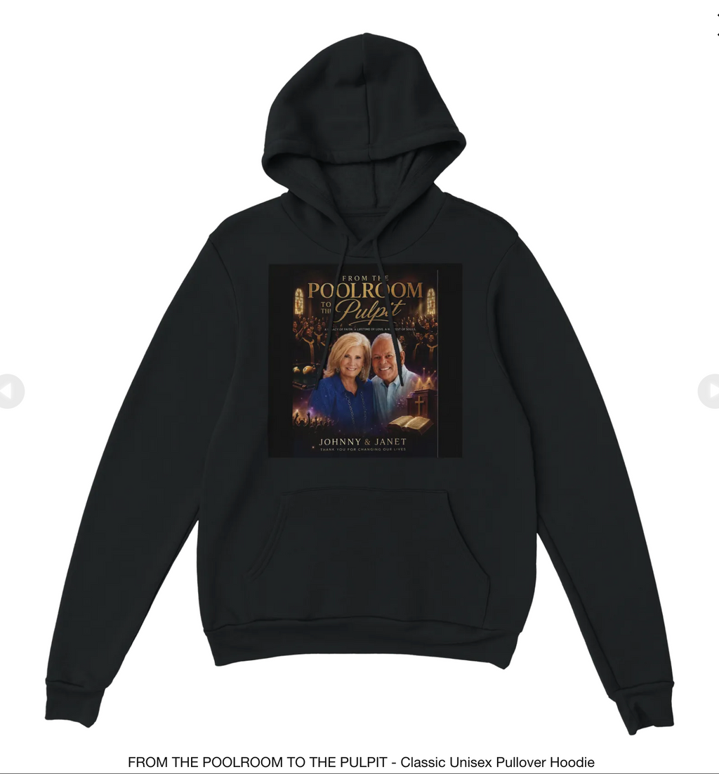 🎱 From the Poolroom to the Pulpit — Official Merchandise