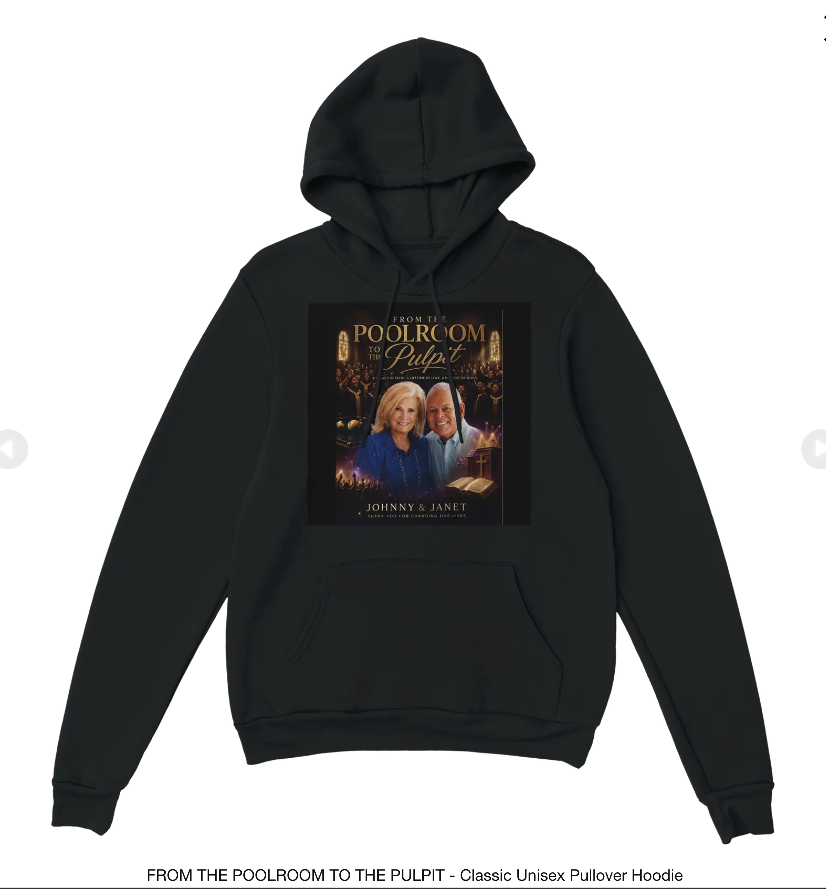 🎱 From the Poolroom to the Pulpit — Official Merchandise