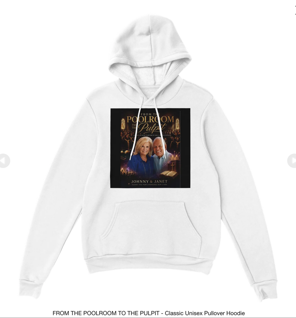 🎱 From the Poolroom to the Pulpit — Official Merchandise