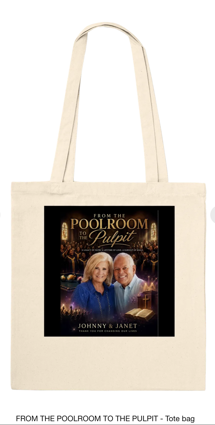 🎱 From the Poolroom to the Pulpit — Official Merchandise