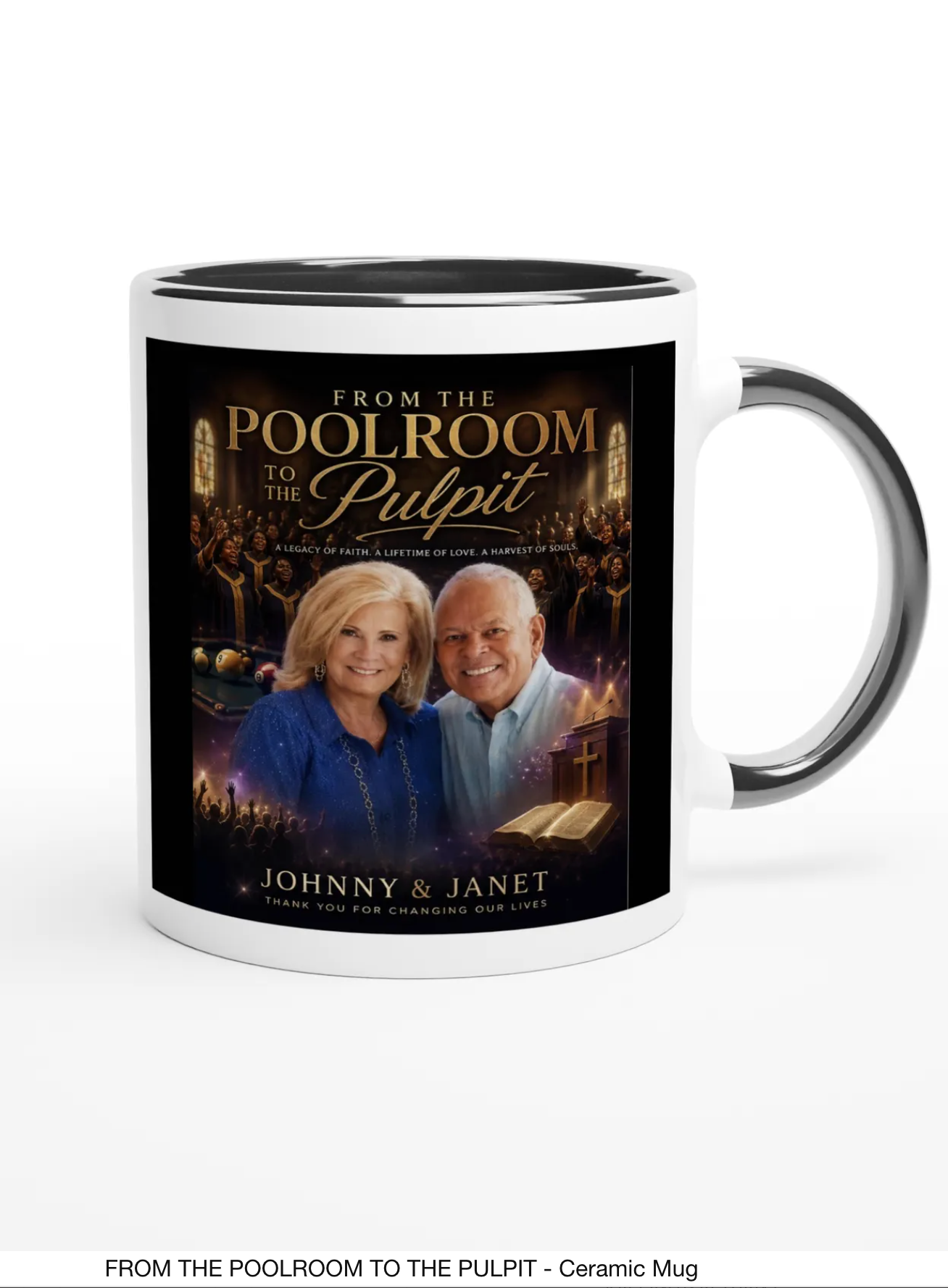 🎱 From the Poolroom to the Pulpit — Official Merchandise