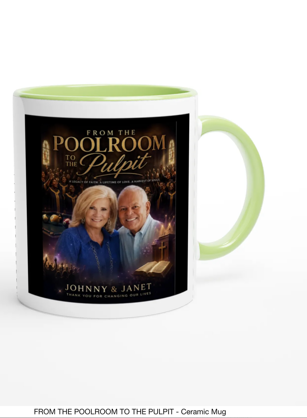 🎱 From the Poolroom to the Pulpit — Official Merchandise