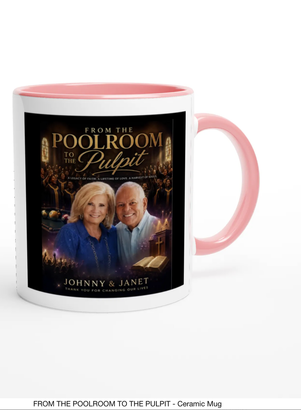 🎱 From the Poolroom to the Pulpit — Official Merchandise