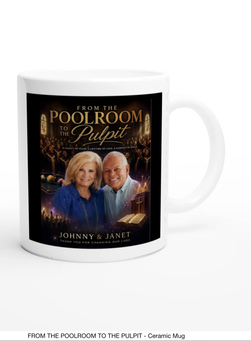 🎱 From the Poolroom to the Pulpit — Official Merchandise