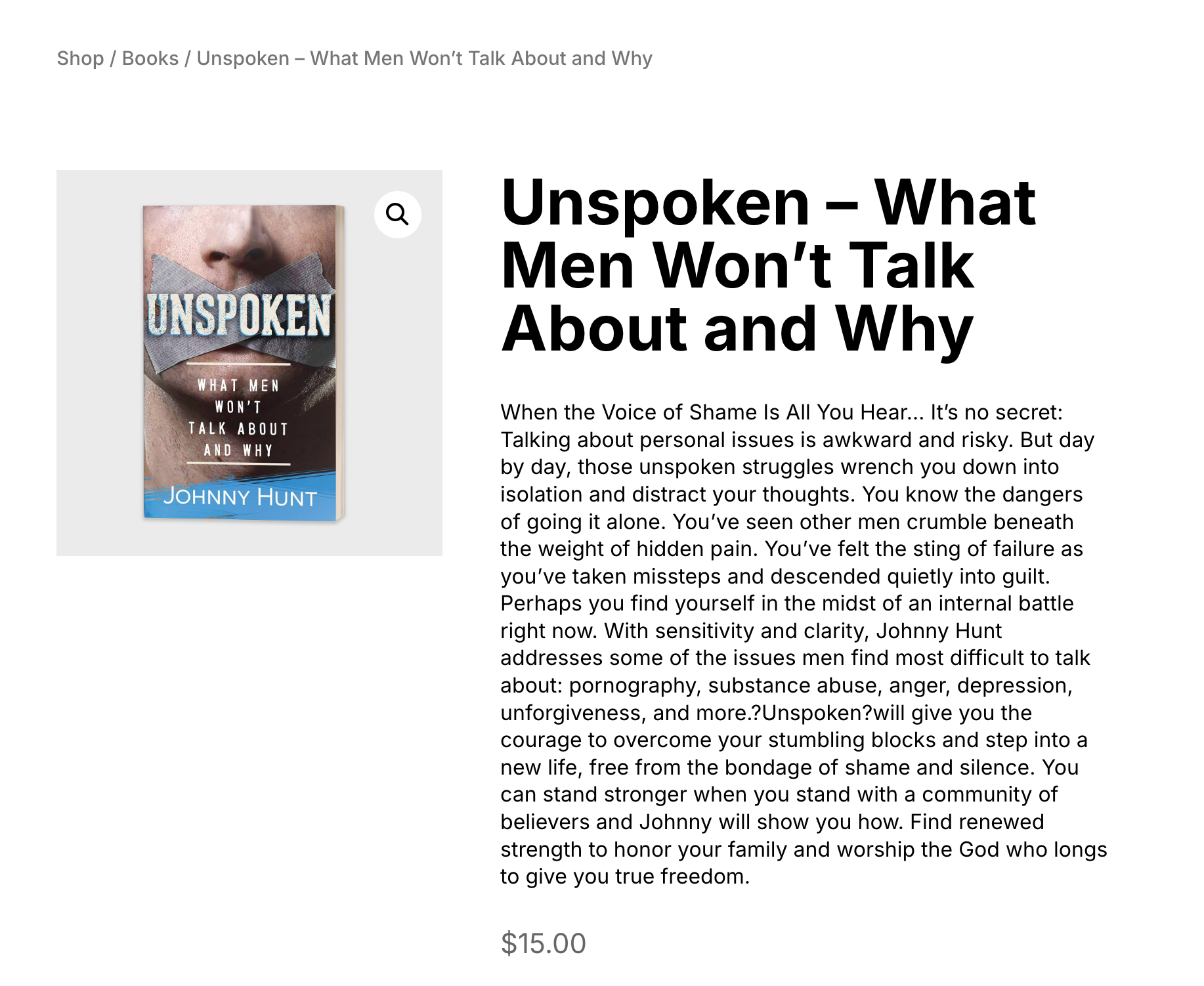 📘 Unspoken – What Men Won't Talk About and Why