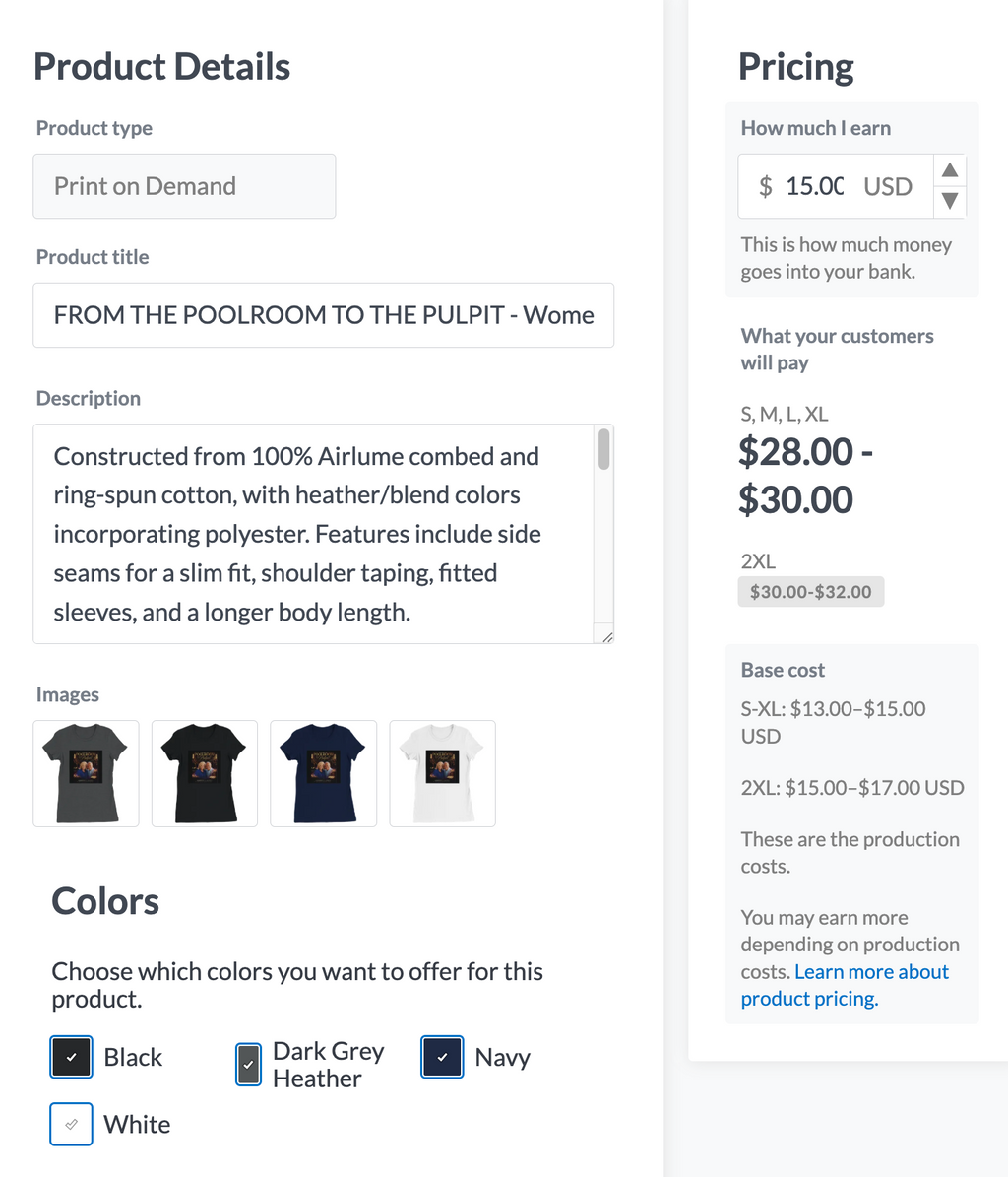 🎱 From the Poolroom to the Pulpit — Official Merchandise