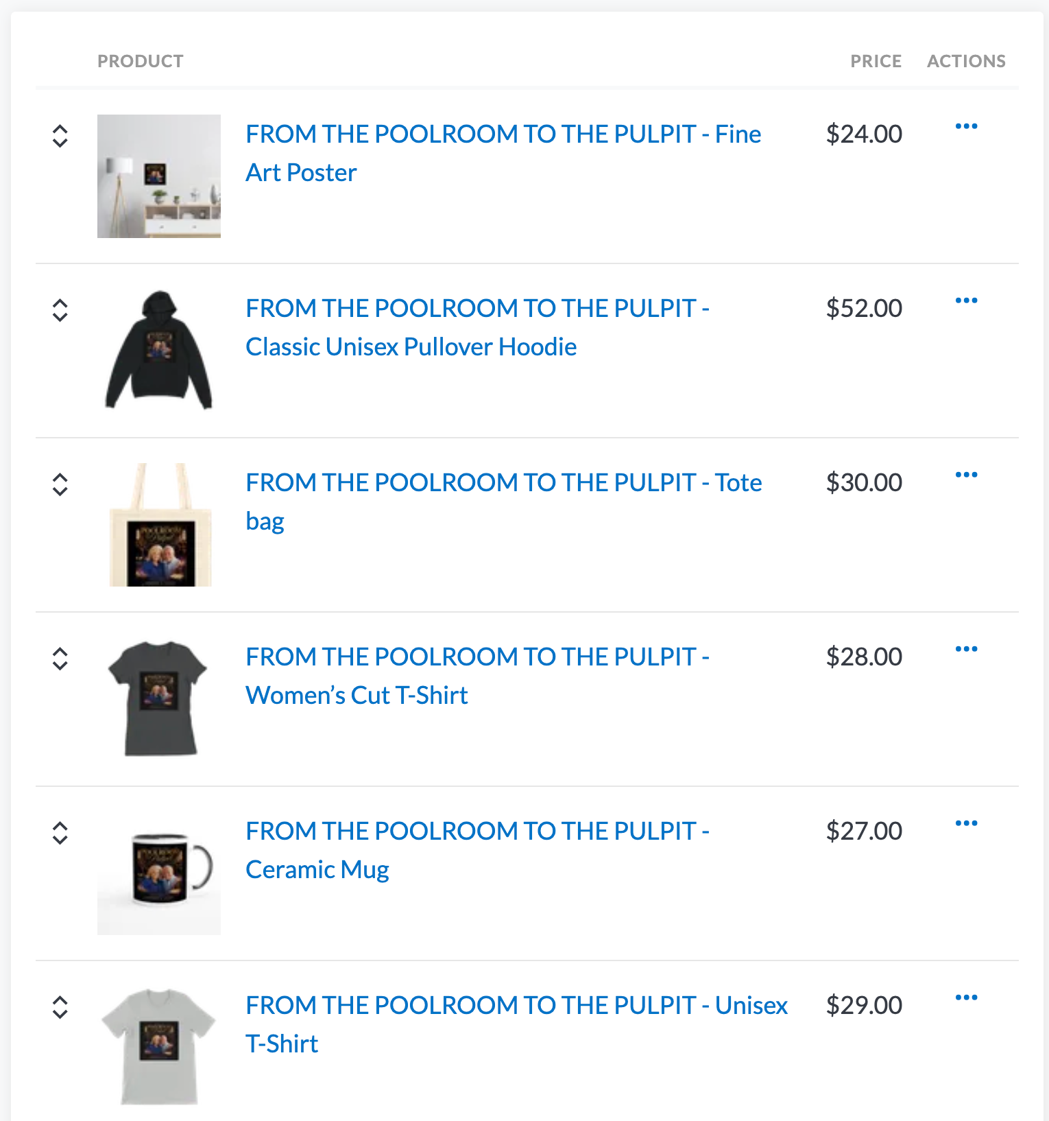 🎱 From the Poolroom to the Pulpit — Official Merchandise