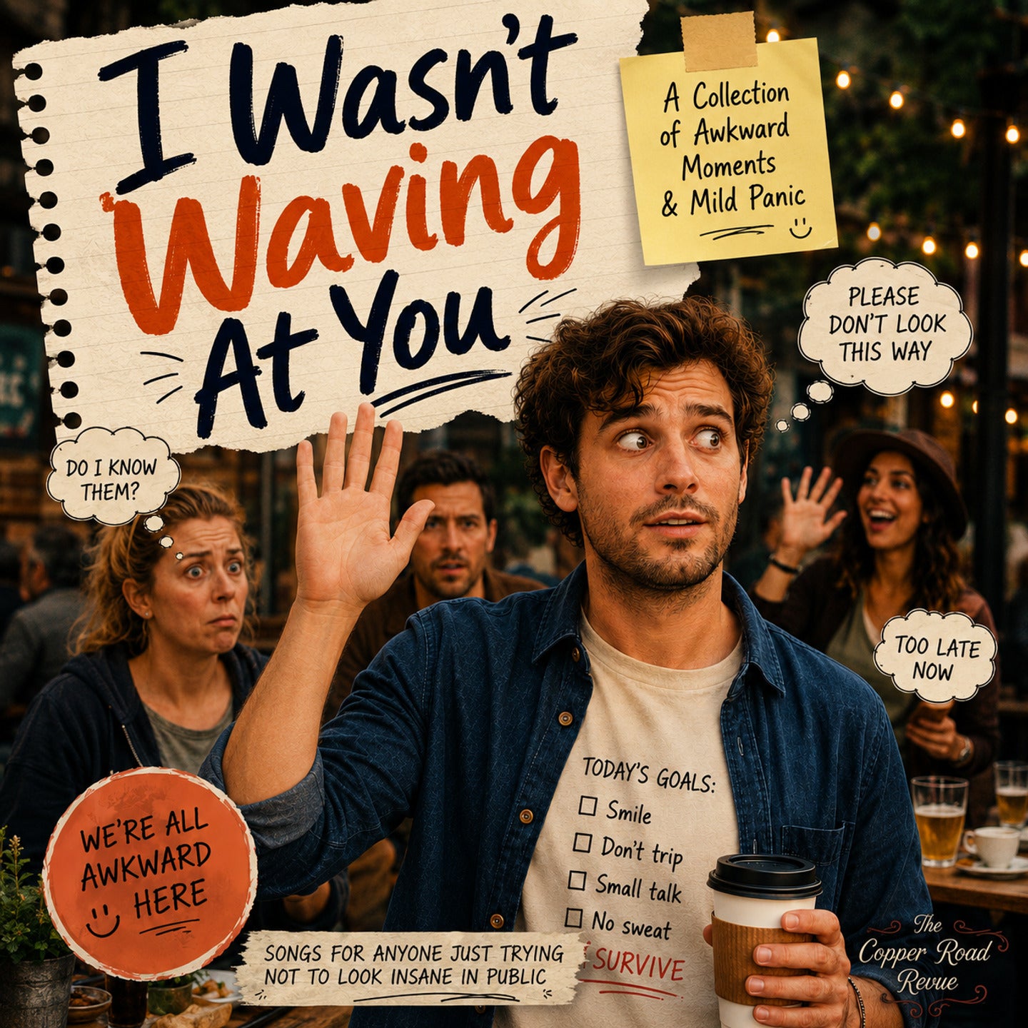 I WASN'T WAVING AT YOU